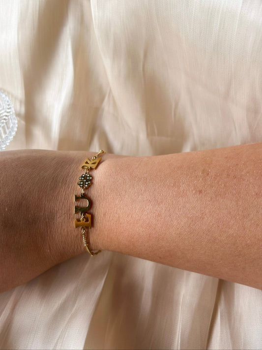 Armband stainless steel luck