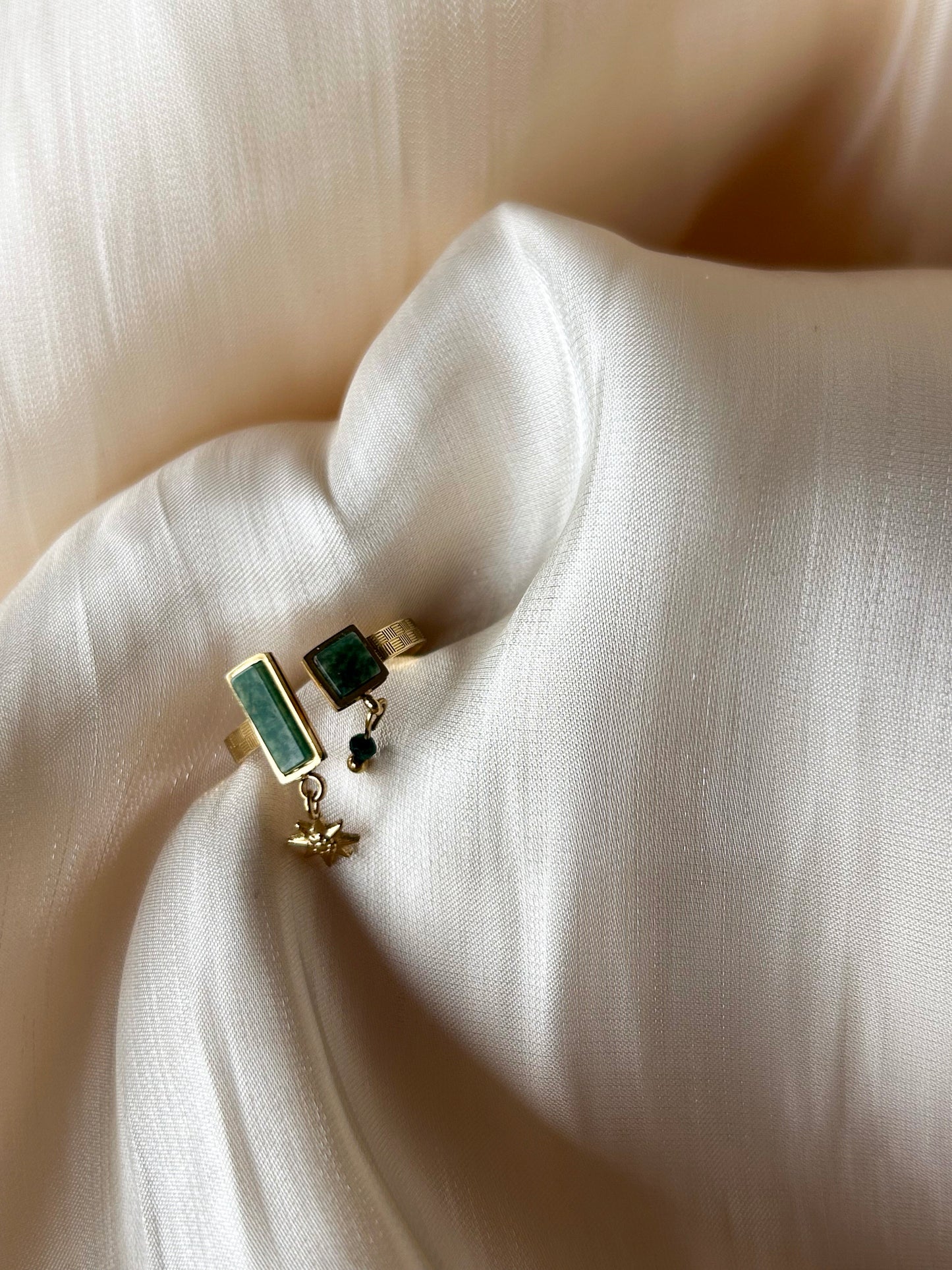 Ring goudkleurig stainless steel-Harmony