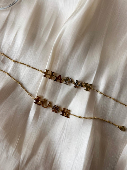 Armband stainless steel luck