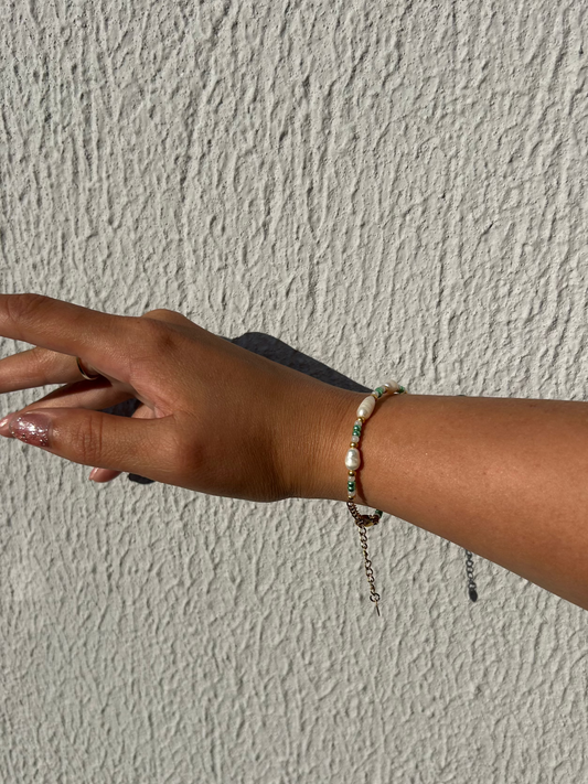 Gouden armband met parels | Handgemaakt & betekenisvol