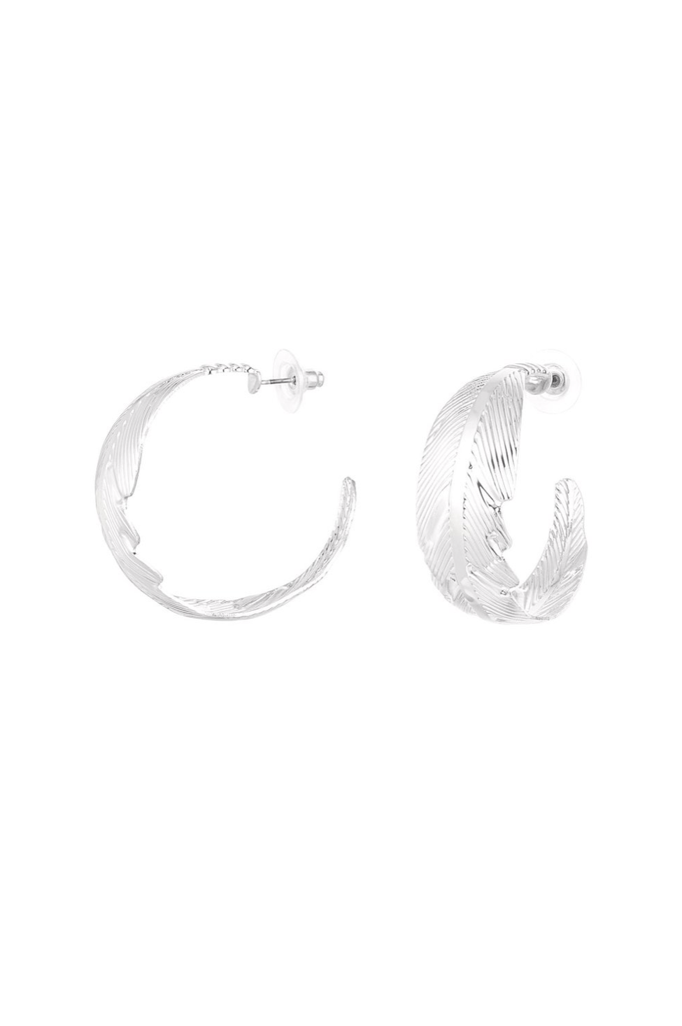 Oorbellen zilverkleurig- Sunset