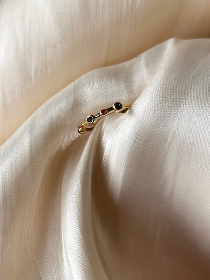 Ring goudkleurig stainless steel -Serenity